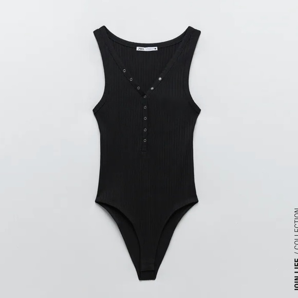 Zara Tops - Ribbed Bodysuit